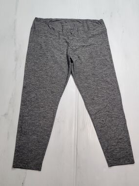 No Boundaries Heather Gray Leggings High Rise Plus Size 3XL 21 Stretchy